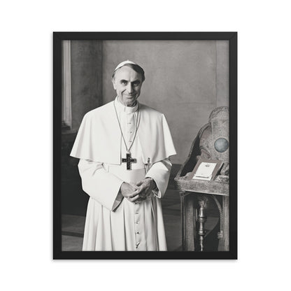 Pope Carl Sagan - Not the Pope Framed Poster