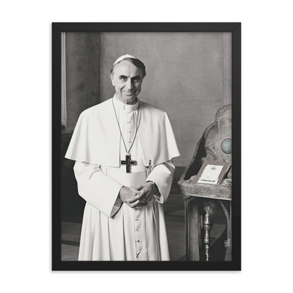 Pope Carl Sagan - Not the Pope Framed Poster