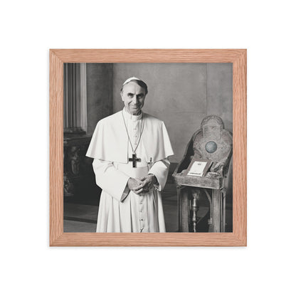 Pope Carl Sagan - Not the Pope Framed Poster