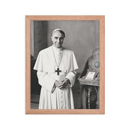 Pope Carl Sagan - Not the Pope Framed Poster