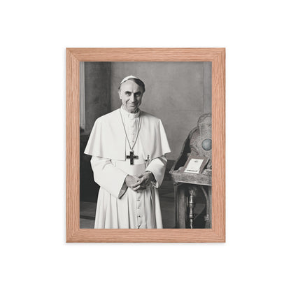 Pope Carl Sagan - Not the Pope Framed Poster