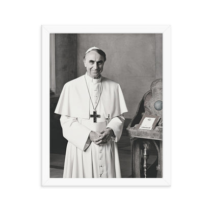 Pope Carl Sagan - Not the Pope Framed Poster