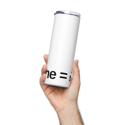 he = i - Stainless Steel Tumbler with Straw
