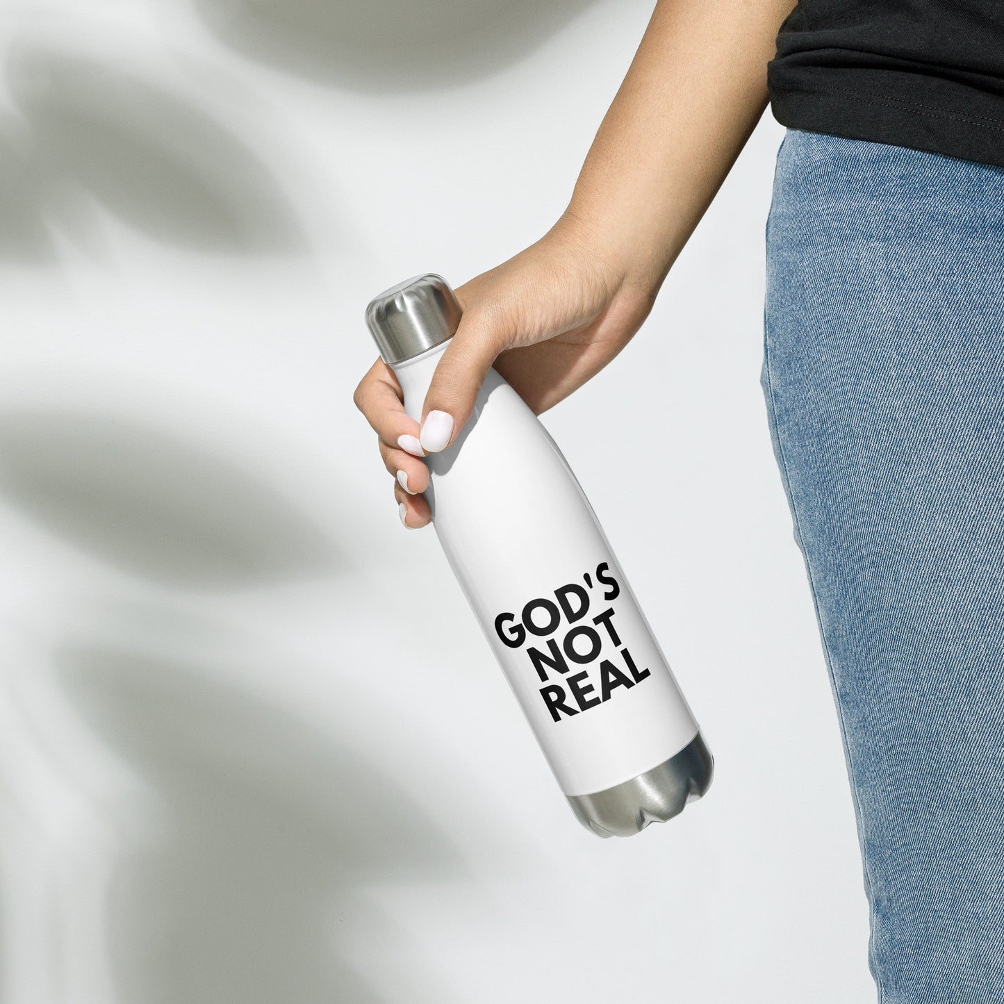 God's Not Real - Stainless Steel Water Bottle