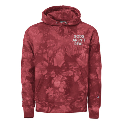 Gods Aren't Real - Tie-Dye Hoodie
