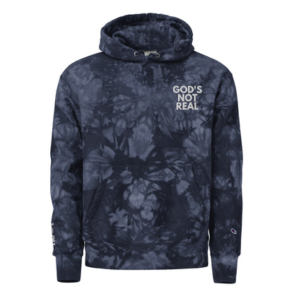 God's Not Real - Tie-Dye Hoodie