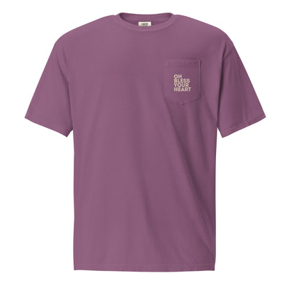 Oh Bless Your Heart - Pocket Tee w/ Back Print