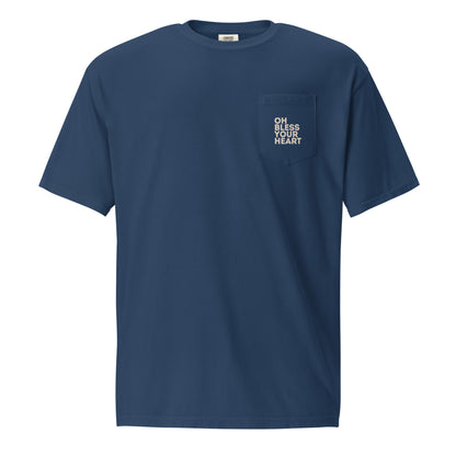 Oh Bless Your Heart - Pocket Tee w/ Back Print