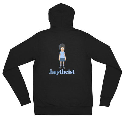 HAYtheist - Tina Belcher Unisex Zip Hoodie