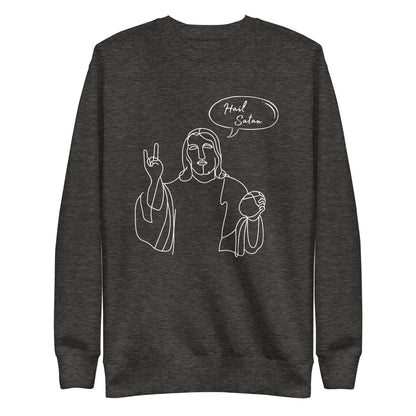 Hail Satan Jesus - Crew Neck Sweatshirt