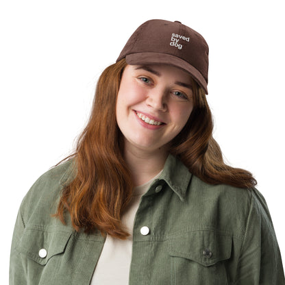 Saved by Dog - Corduroy Dad Hat