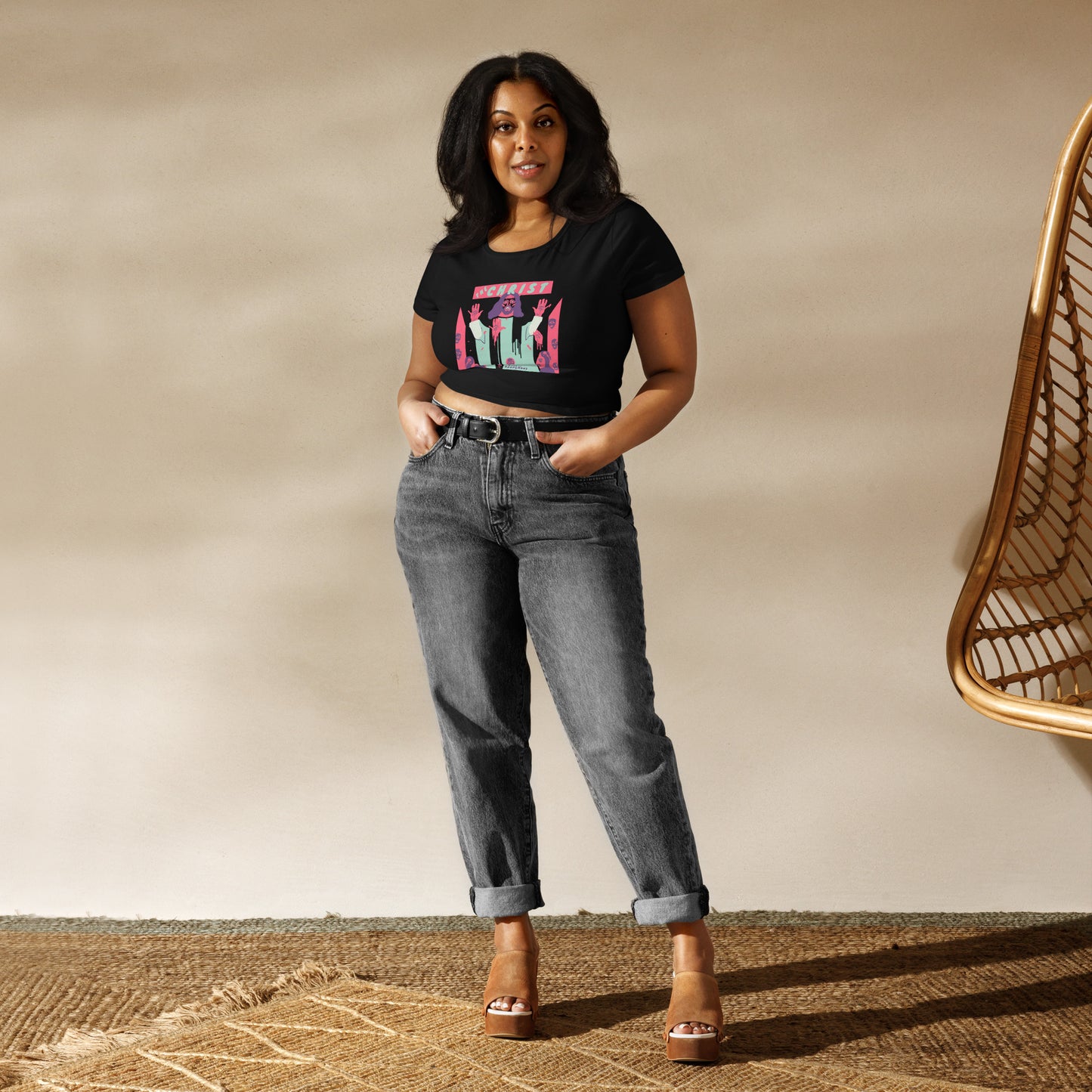 The Christ - Crop Tee